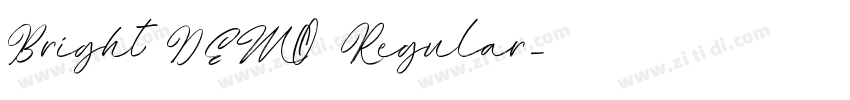 Bright DEMO Regular字体转换
